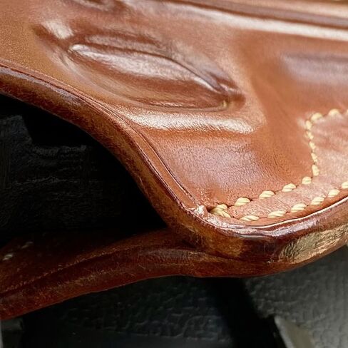 Masc Premium Leather OWB Paddle Holster Open Top Fits, P210 Legend Target 5-inch, Right-Hand Draw, Brown #1267# in Saudi Arabia