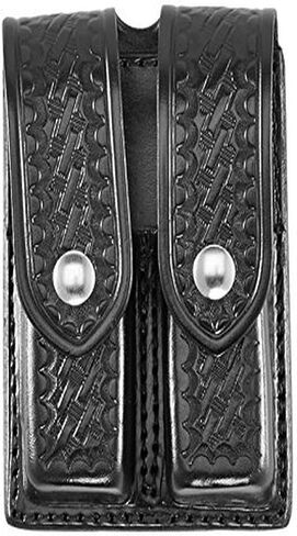 Aker Leather 510 Double Magazine Pouch, Leather Double Stack Magazine in Saudi Arabia