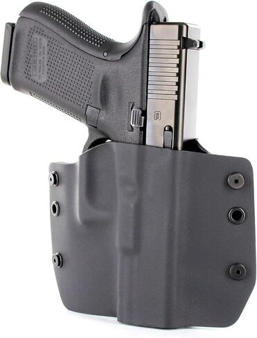 Black OWB Holster - Belt Loop Style for More Than 250 Different Handguns. Left & Right Versions Available. in Kuwait