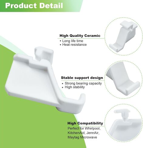 W11724411 Heater Support for Whirlpool KitchenAid JennAir Microwave in Saudi Arabia