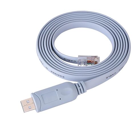 USB2.0 Male to RJ45 Male Cable for Routers HighSpeed Console in Saudi Arabia