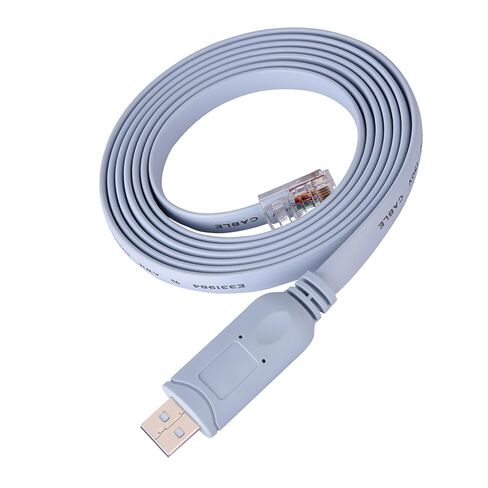 USB2.0 Male to RJ45 Male Cable for Routers HighSpeed Console in Saudi Arabia