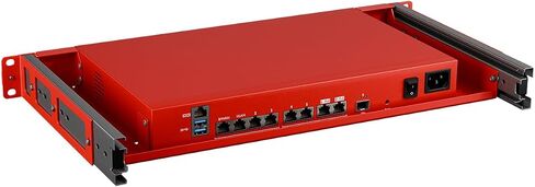 طقم حامل حامل IT RM-WG-T11 لجدران الحماية WatchGuard T85 وT85-PoE وT105 وT105-W - 1U، منافذ أمامية، فولاذ أبيض للإشارة (RM-WG-T11) in Kuwait