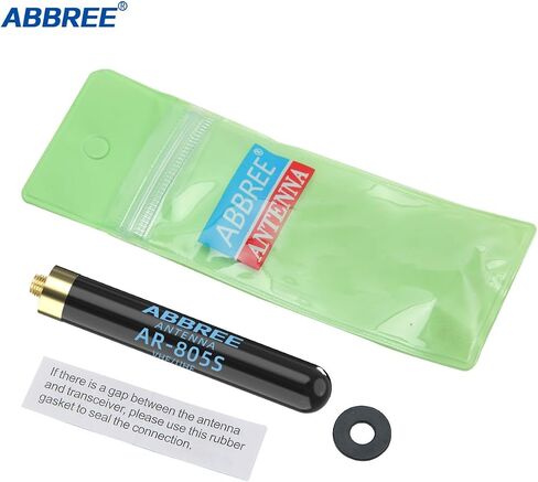 ABBREE Dual Band Ham Radio Antenna VHF/UHF 144/430Mhz 3.14 inch SMA- Female AR-805S Plus Long Range Stubby Short Antenna for Baofeng UV-5R Mini 5RM BF-F8HP PRO,K5 Plus,DM32,UV32 Accessories,2Pack in Saudi Arabia