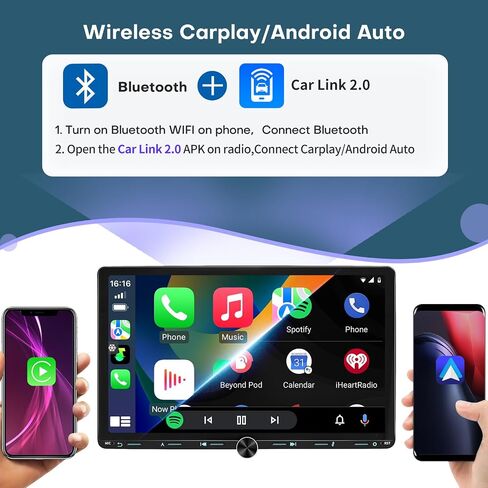 Car Radio for Toyota Sienna 2011-2014 Stereo Wireless CarPlay/Android Auto in Saudi Arabia