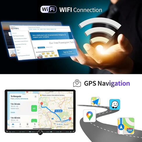 Car Radio for Toyota Sienna 2011-2014 Stereo Wireless CarPlay/Android Auto in Saudi Arabia