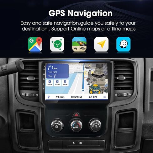 for 2013-2018 Dodge-Ram-1500-2500-3500(Only fit Manual AC) Wireless Carplay in Saudi Arabia
