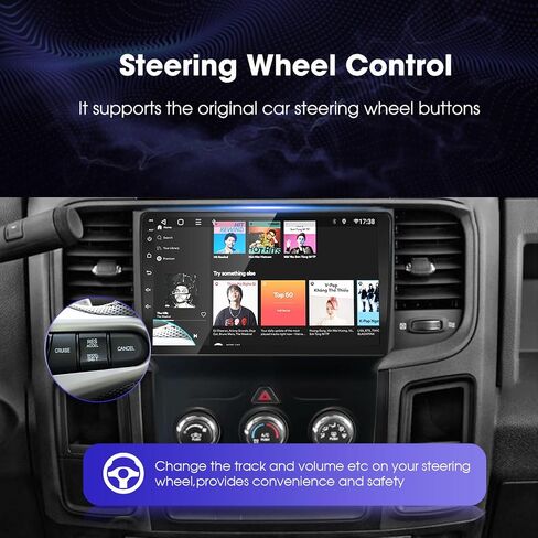 for 2013-2018 Dodge-Ram-1500-2500-3500(Only fit Manual AC) Wireless Carplay in Saudi Arabia