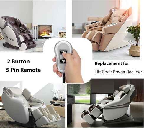11560 & 11560UX 2 Button 5 Pin Lift Chair Remote for inseat tranquil ease in Saudi Arabia