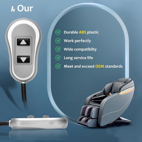 11560 & 11560UX 2 Button 5 Pin Lift Chair Remote for inseat tranquil ease in Saudi Arabia