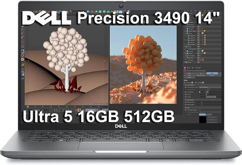 Dell Precision 3490 Laptop, 14"FHD, Intel Ultra 5 135H, 16GB DDR5 512GB SSD in Kuwait