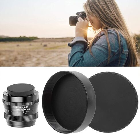 2PCS M42 Camera Rear Lens Cap, Aluminum Alloy Camera Lens Rear Cap Cover Replacement for M42 Screw in Kuwait