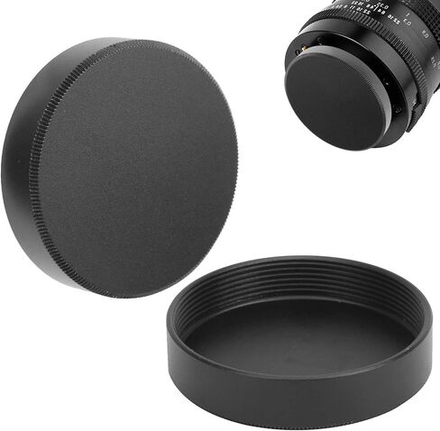 2PCS M42 Camera Rear Lens Cap, Aluminum Alloy Camera Lens Rear Cap Cover Replacement for M42 Screw in Kuwait