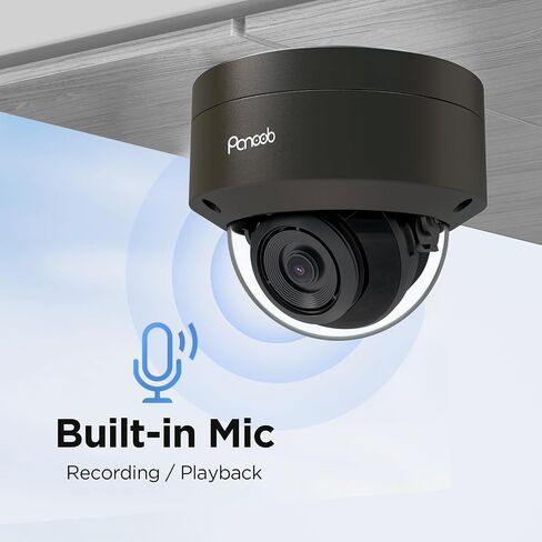 8MP PoE Vandal Dome Camera Outdoor Indoor, PD54BA3-8M in Kuwait