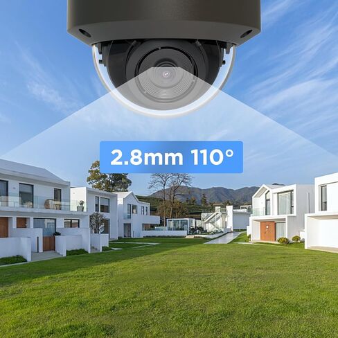 8MP PoE Vandal Dome Camera Outdoor Indoor, PD54BA3-8M in Kuwait