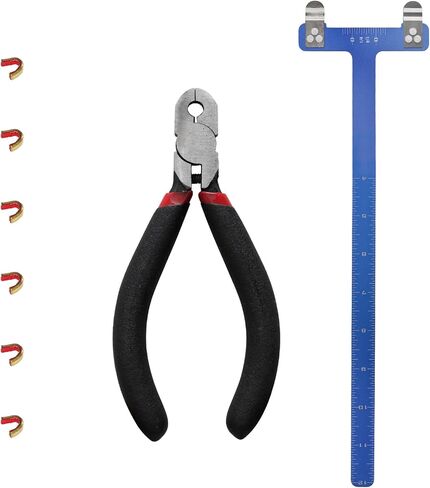 DEERACE Bow String Nocking Points Set – T Square Ruler with Plier for Recurve and Compound Bowstring Accessories in Kuwait