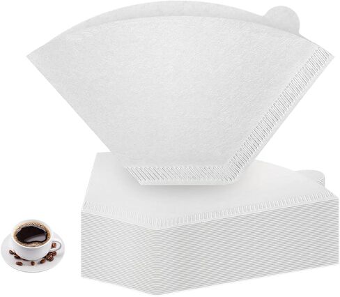 Coffee Filters #2 Cone Paper, 200 Count White Disposable Natural Coffee Filter Paper for Pour Over and Drip Coffee Makers, #2 Cone Filter U-Shaped (2-6 Cup) in Saudi Arabia