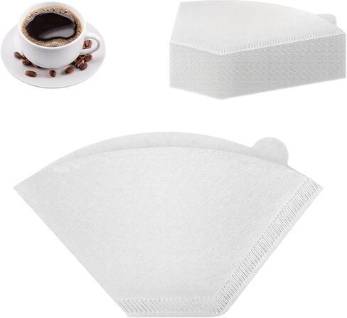Coffee Filters #2 Cone Paper, 200 Count White Disposable Natural Coffee Filter Paper for Pour Over and Drip Coffee Makers, #2 Cone Filter U-Shaped (2-6 Cup) in Saudi Arabia
