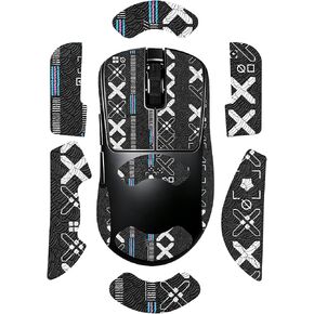 Anti-Slip Mouse Grip Tape for Pulsar Xlite Crazylight Mouse – ZBAGUG Sweat-Proof Soft-Touch Grip Stickers for Enhanced Control & Comfort, Scratch-Resistant Removable Non-Residue Skin, Black. in Saudi Arabia