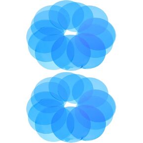 20pcs Blue Lighting Gel Sheets for Spotlights and Fixtures in Saudi Arabia