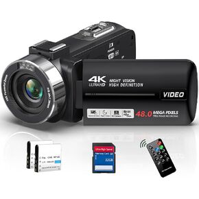 Camcorder Video Camera 1080P Ultra HD 48MP Vlogging Camera for YouTube in Kuwait