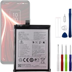 بطارية TLp043E7 3.85 فولت 4360 مللي أمبير في الساعة، متوافقة مع T-Mobiel Revvl 5G T790W T790Z، تأتي مع أداة تركيب البطارية in Kuwait