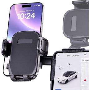 YUHENG Screen Clamp Phone Mount, Adjustable Monitor Back Phone Holder in Saudi Arabia