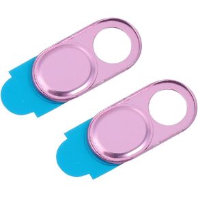 POPETPOP Webcam Cover Slide Privacy Protector Aluminum Alloy 2pcs with Ultra-Thin Size and Easy to Put, Metallic Texture for Laptop and Tablet for Secure Video Calls in Kuwait