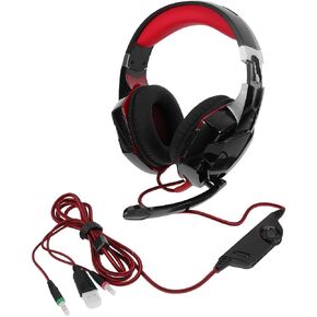 HEALLILY USB Gaming Headset with Mic for PC and Laptop, Black in Kuwait