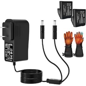 Charger for Heated Glove 7.4V Battery Compatible with Savior Snow Deer Sun Will Heated Gloves, Heated Socks,Heated Vest Battery Charger in Kuwait