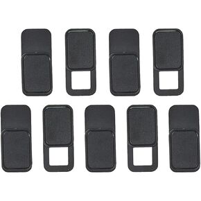 Generic 9pcs Black Plastic Oval Webcam Cover Slider Privacy Protector for Laptop Tablet Phone Heat-Resistant Material Compact Design for Visual Security and Anti-Spying in Saudi Arabia