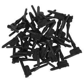 30pcs Black Silicone Fan Mount Screws for Computer Case Fans Noise Absorption Rivets Easy Installation and Sturdy Shock Absorption Material for PC Cooling in Saudi Arabia