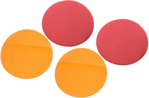 50pcs Orange Round PET Lighting Filter Sheets for LED Lamps in Saudi Arabia