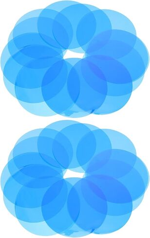 20pcs Blue Lighting Gel Sheets for Spotlights and Fixtures in Saudi Arabia