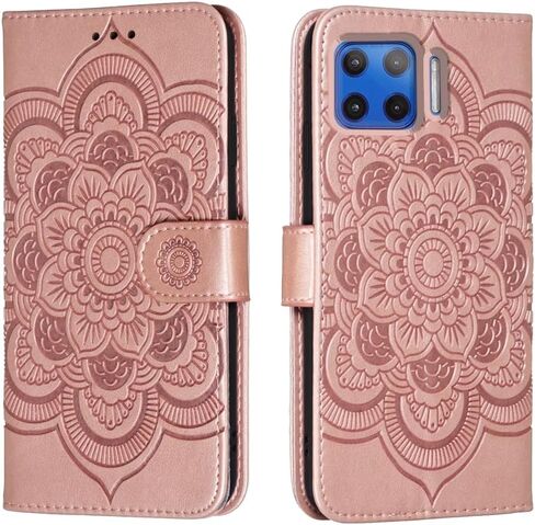 Wallet Case for Motorola One 5G/One 5G UW/Moto G 5G Plus, Blue in Saudi Arabia