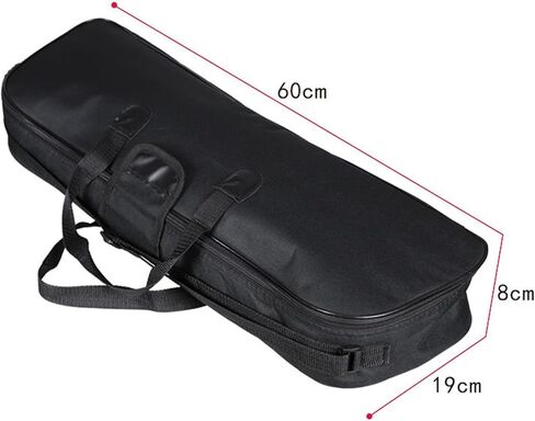 Telescope Travel Bag Organizer Practical Multipurpose Easy to Carry Dustproof Black Equipment Case for Outdoor Travel Fishing in Saudi Arabia