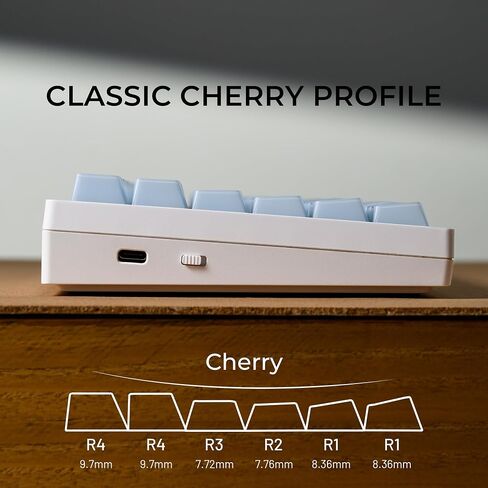 GMKWTL XVX Blue Jade Keycaps, Doubleshot PBT Keycap Sets 142 Keys, Cherry Profile Keyboard Keycaps Suitable for 60%/65%/75%/TKL/96%/100% Layout Mechanical Keyboard in Saudi Arabia