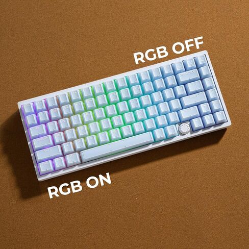 GMKWTL XVX Blue Jade Keycaps, Doubleshot PBT Keycap Sets 142 Keys, Cherry Profile Keyboard Keycaps Suitable for 60%/65%/75%/TKL/96%/100% Layout Mechanical Keyboard in Saudi Arabia