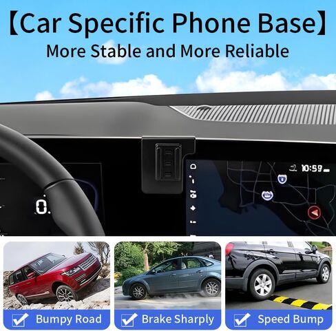 Car Phone Holder Mount for Kia Telluride 2023 2024 2025 2026 Accessories in Kuwait