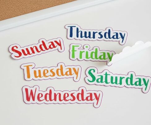 AK- Days of The Week Vinyl Stickers for Laptop | Tablet | Car | Truck | Any Smooth Surface: Size 5 inches in Saudi Arabia