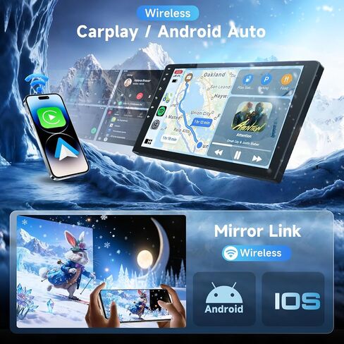 8 Core 6G+128G Android Stereo for Volvo S40/C30 2006-2012 with Wireless Carplay and Android Auto, 1280P 9 Inch for Volvo C70 Radio Bluetooth Mirror Link WiFi GPS SWC FM/RDS DSP USB in Saudi Arabia