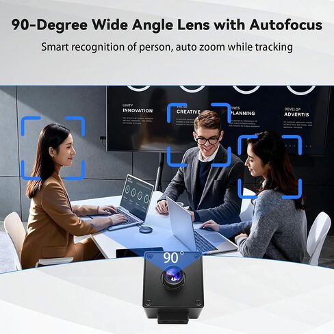 230fps USB Camera, 12MP Webcam with 90 Degree Autofocus Lens in Kuwait