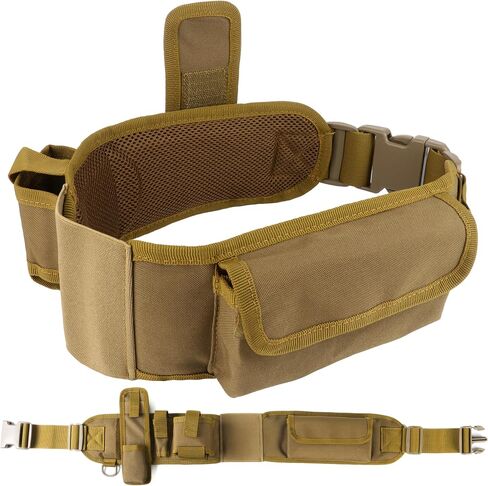 RUNCL Utility Belt, Simple Waist Pack or 10-in-1 Modular Tool Belt for Airsoft, Hiking, Camping and Outdoor Use in Saudi Arabia