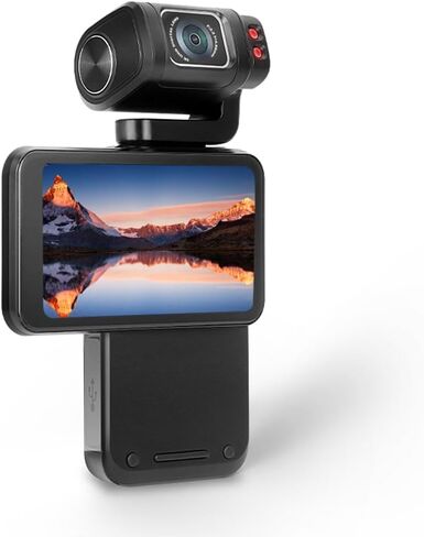 TARIO-5KW 5K Ultra HD Video Camera with 3.5 Inch Touchscreen, WiFi, Night Vision, Rotating Lens in Saudi Arabia