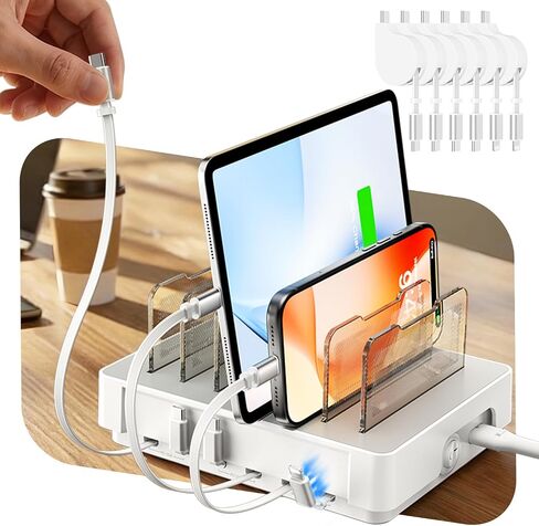 SooPii HomeHub H1 60W Charging Station for Multiple Devices, Black in Kuwait