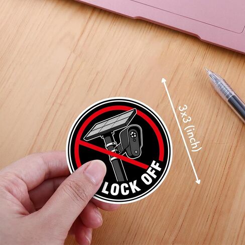 VOTANTA (3 Pcs, 3 inch) - Flock Off Sticker, Anti-Flock Camera Stickers, No Surveillance Privacy Rights Privacy Protest Decal Gifts Decoration for Laptops, Phones, Water Bottles in Kuwait