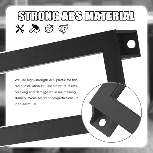 3PCS Single Din Dash Kit,Professional Car Stereo Installation Kit Compatible with Chrysler Dodge Jeep,Aftermarket Radio Dash Kits Car Accessories with Radio Harness in Saudi Arabia