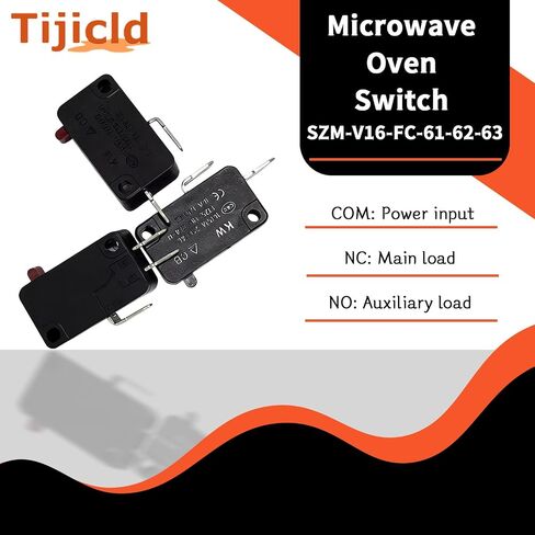 SZM-V16-FC-61 SZM-V16-FC-62 SZM-V16-FC-63 Microwave Door Switch Replacement for Whirlpool Microwave W10727360 & W10269458 & W10269460 in Saudi Arabia