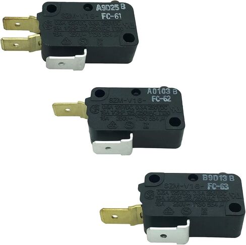 SZM-V16-FC-61 SZM-V16-FC-62 SZM-V16-FC-63 Microwave Door Switch Replacement for Whirlpool Microwave W10727360 & W10269458 & W10269460 in Saudi Arabia