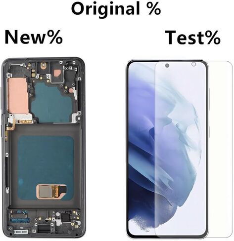 6.2" Original AMOLED Galaxy S21 Screen Replacement for Samsung Galaxy S21 5G G991U G991U1 Display Touch Screen Digitizer Assembly(with Black Frame+Protective Film+Tools) in Saudi Arabia